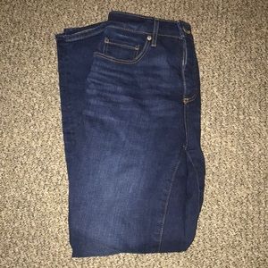 LOFT curvy skinny jeans